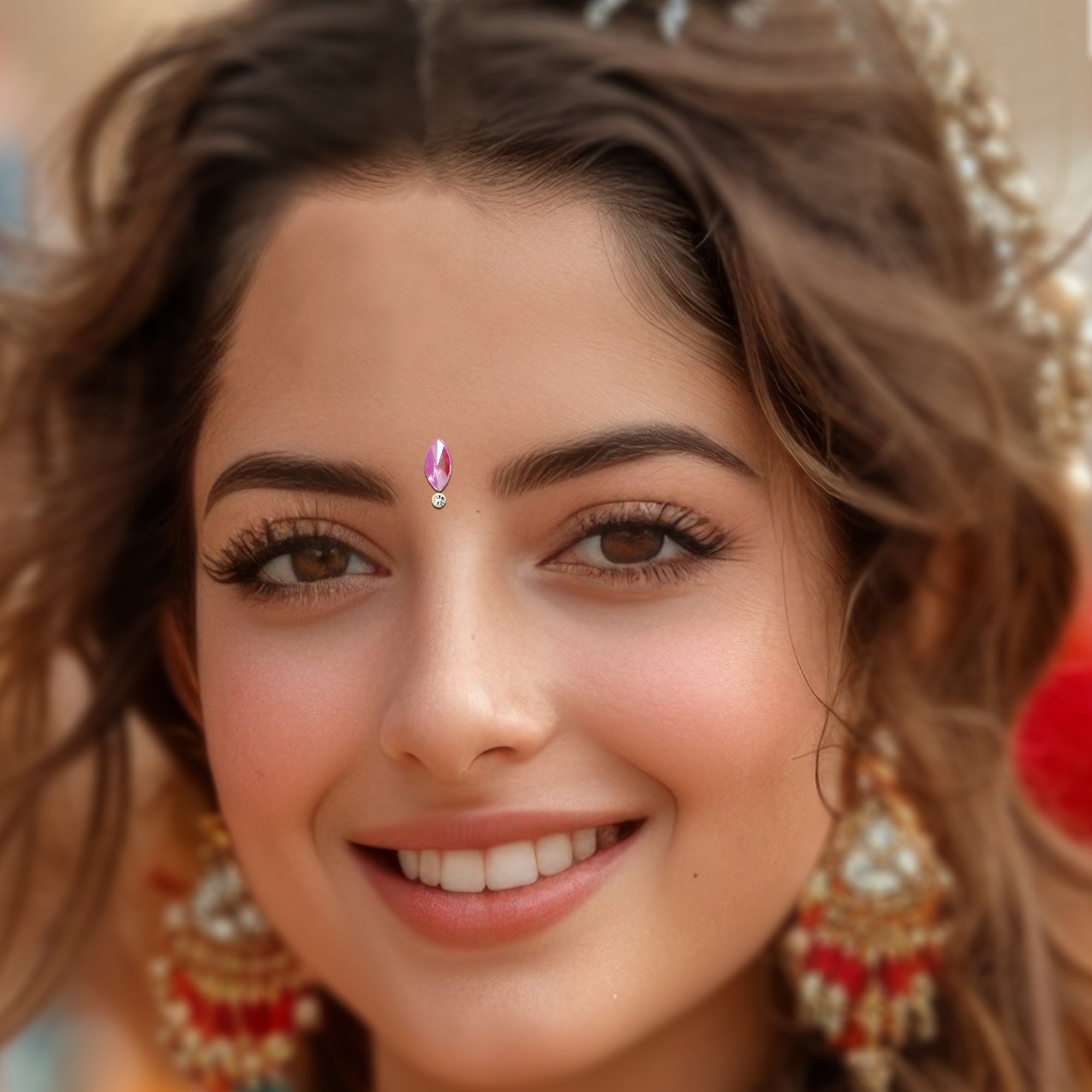 The Sparkle of Crystal Bindis: Tradition Meets Glamour