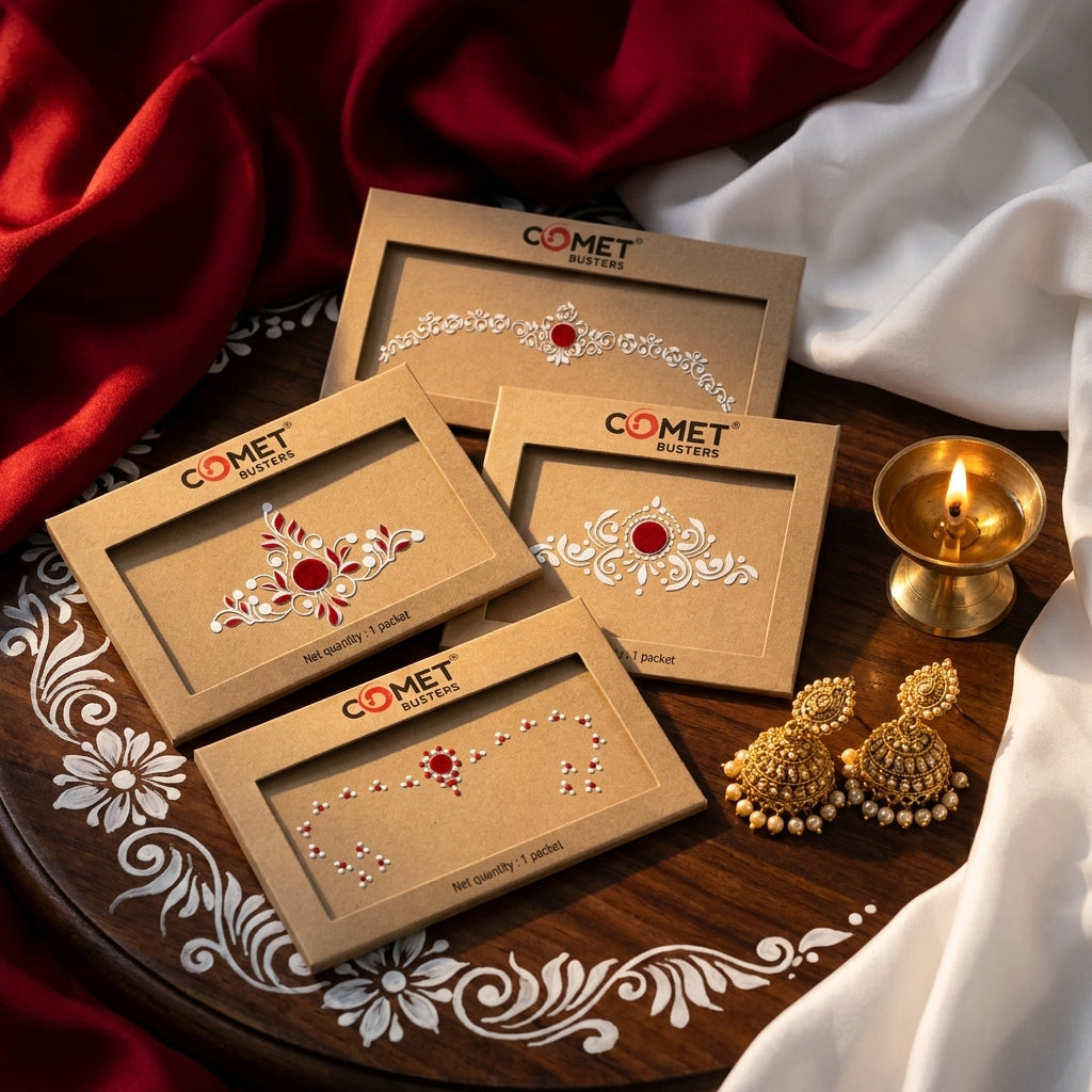 The Goddess Look: Unleash Your Inner Devi with Our Bengali Kolka Bindis