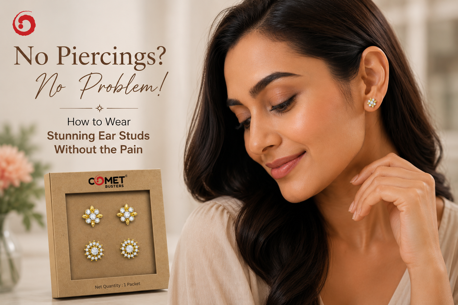 No Piercings? No Problem! How to Wear Stunning Ear Studs Without the Pain