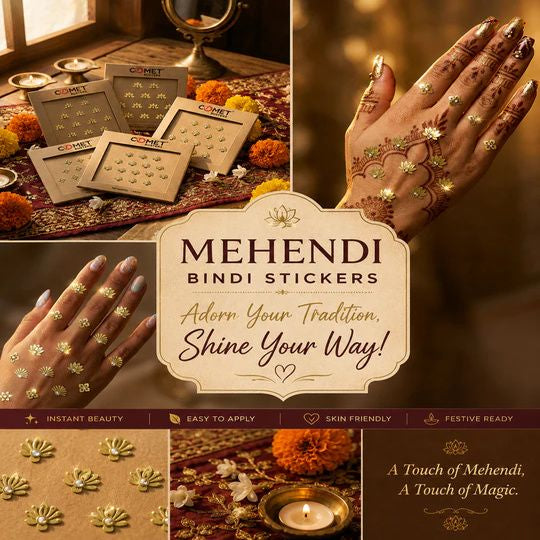 Elevate Your Style with Mehendi Bindi Stickers: The Ultimate Hand Art Guide