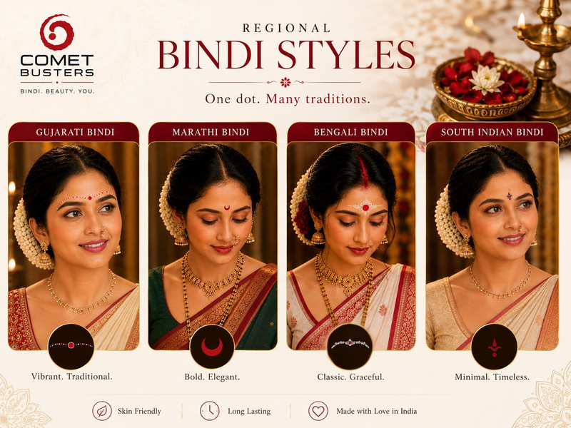 Beyond the Red Dot: A Journey Through India’s Most Beautiful Regional Bindi Styles