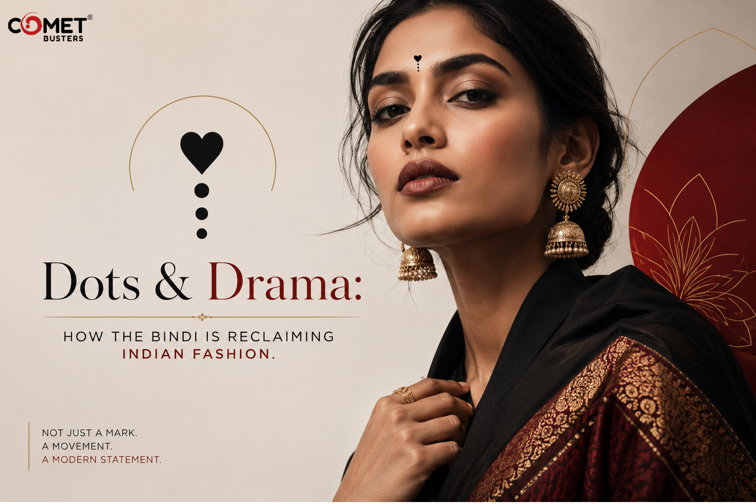 Dots & Drama: How the Bindi is Reclaiming Indian Fashion