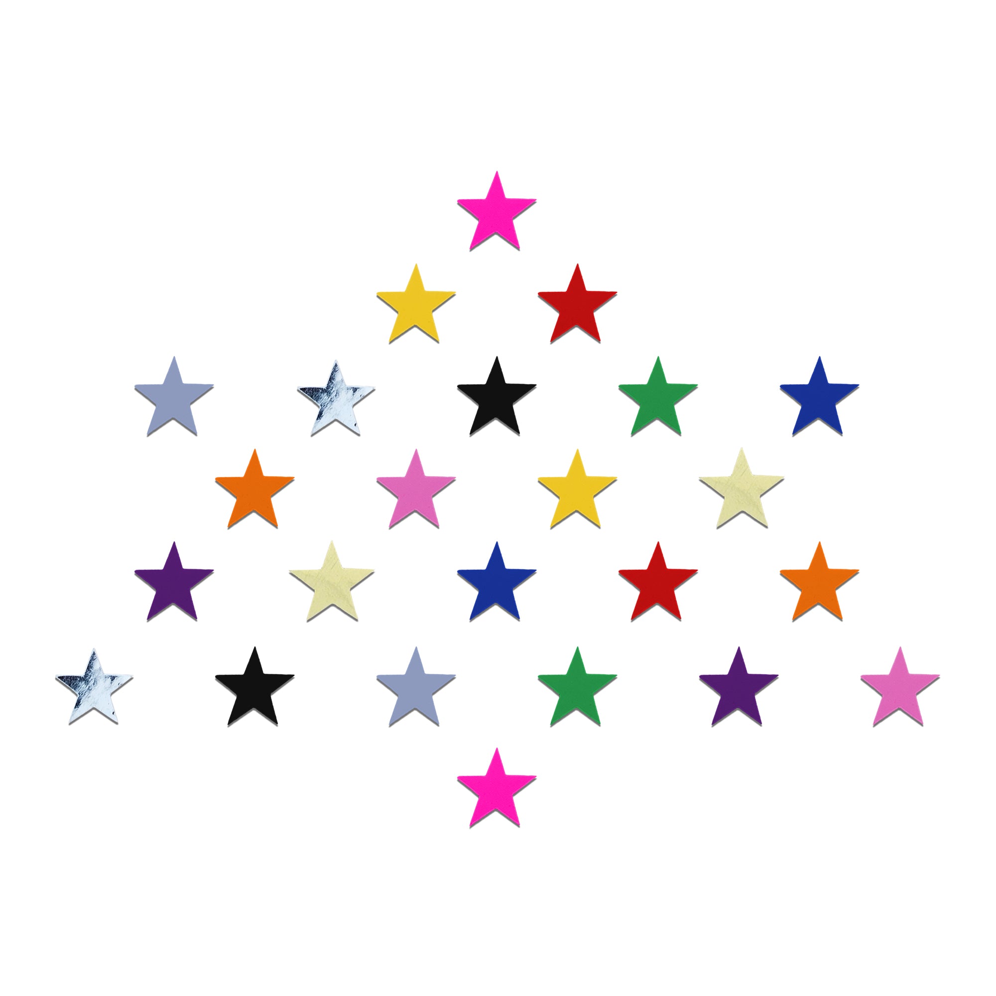 Comet Busters® Multicolor Star PVC Bindi (5mm) – Handcrafted & Reusable ...