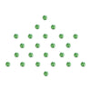 Comet Busters® Green Diamond Dot – Diamond – Handcrafted, Reusable & Skin-Friendly Bindis for Casual Wear (3mm) – Forehead Bindi Stickers for Women & Girls – BIN191