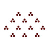 Comet Busters® Maroon Dot Bindi – 5mm Round Bindi for Navratri (12 Bindis)(BIN2714)