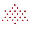 Comet Busters® Red Diamond Dot – Diamond – Handcrafted, Reusable & Skin-Friendly Bindis for Casual Wear (3mm) – Forehead Bindi Stickers for Women & Girls – BIN126