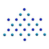 Comet Busters® Blue Diamond Dot – Diamond – Handcrafted, Reusable & Skin-Friendly Bindis for Casual Wear (3mm) – Forehead Bindi Stickers for Women & Girls – BIN077