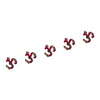 Comet Busters® Maroon Spiritual – Diamond, Velvet – Handcrafted, Reusable & Skin-Friendly Bindis for Spiritual Wear (8mm) – Forehead Bindi Stickers for Women & Girls – BIN1148