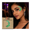 Comet Busters® Evergreen Glam Face Glitter Sticker 💚(GLTSTK008)