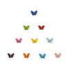 Comet Busters® Multicolor Butterfly – PVC, Diamond, Shiny Beads – Handcrafted, Reusable & Skin-Friendly Bindis for Party Wear (5mm) – Forehead Bindi Stickers for Women & Girls – BIN2185