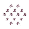Comet Busters® Maroon Spiritual, Om – PVC – Handcrafted, Reusable & Skin-Friendly Bindis for Casual Wear (7mm) – Forehead Bindi Stickers for Women & Girls – BIN2433