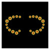 Comet Busters® Radha Rani Gopi Dots – Divine Yellow Floral Face Bindis for Festive & Temple Wear (GD009)