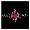 Comet Busters® White, Red, Multicolor, Bengali Bindi– PVC, Velvet – Handcrafted, Reusable & Skin-Friendly Bindis for Bridal Wear (Free Size) – Forehead Bindi Stickers for Women & Girls – BIN1759