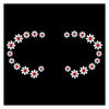 Comet Busters® Radha Rani Gopi Dots – Divine White Floral Face Bindis for Festive & Temple Wear (GD008)