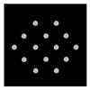 Comet Busters® Silver Diamond Dot – Diamond – Handcrafted, Reusable & Skin-Friendly Bindis for casual Wear (5mm) – Forehead Bindi Stickers for Women & Girls – BIN2333
