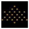 Comet Busters® Gold Diamond Dot – Diamond – Handcrafted, Reusable & Skin-Friendly Bindis for Party Wear (3mm) – Forehead Bindi Stickers for Women & Girls – BIN1274