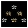 Comet Busters® Silver, Gold, Multicolor Butterfly – Crystal, Diamond – Handcrafted, Reusable & Skin-Friendly Bindis for Party Wear (10mm) – Forehead Bindi Stickers for Women & Girls – BIN1692