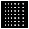 Comet Busters® Silver Diamond Dot – Diamond – Handcrafted, Reusable & Skin-Friendly Bindis for Party Wear (2, 4, 5mm) – Forehead Bindi Stickers for Women & Girls – BIN2224