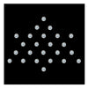 Comet Busters® Silver Diamond Dot – Diamond – Handcrafted, Reusable & Skin-Friendly Bindis for Casual Wear (3mm) – Forehead Bindi Stickers for Women & Girls – BIN190