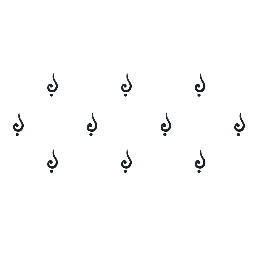 Comet Busters Designer Black Bindi