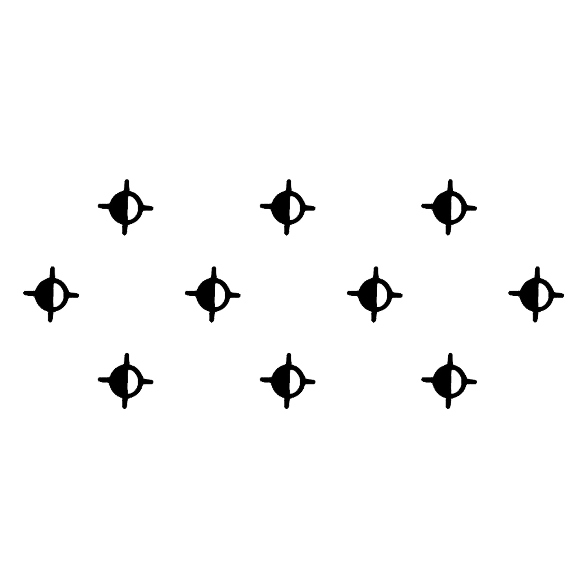 Comet Busters Minimalist Eclipse Symbol Bindi | Abstract Geometric Spiritual Bindi for Women & Girls