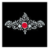 Comet Busters® Red, White, Multicolor, Bengali Bindi– PVC, Velvet – Handcrafted, Reusable & Skin-Friendly Bindis for Bridal Wear (Free Size) – Forehead Bindi Stickers for Women & Girls – BIN2311
