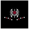 Comet Busters® White, Red, Multicolor, Bengali Bindi– PVC, Velvet – Handcrafted, Reusable & Skin-Friendly Bindis for Bridal Wear (Free Size) – Forehead Bindi Stickers for Women & Girls – BIN2298