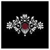 Comet Busters® White, Red, Multicolor, Bengali Bindi – PVC, Velvet – Handcrafted, Reusable & Skin-Friendly Bindis for Bridal Wear (Free Size) – Forehead Bindi Stickers for Women & Girls – BIN2286