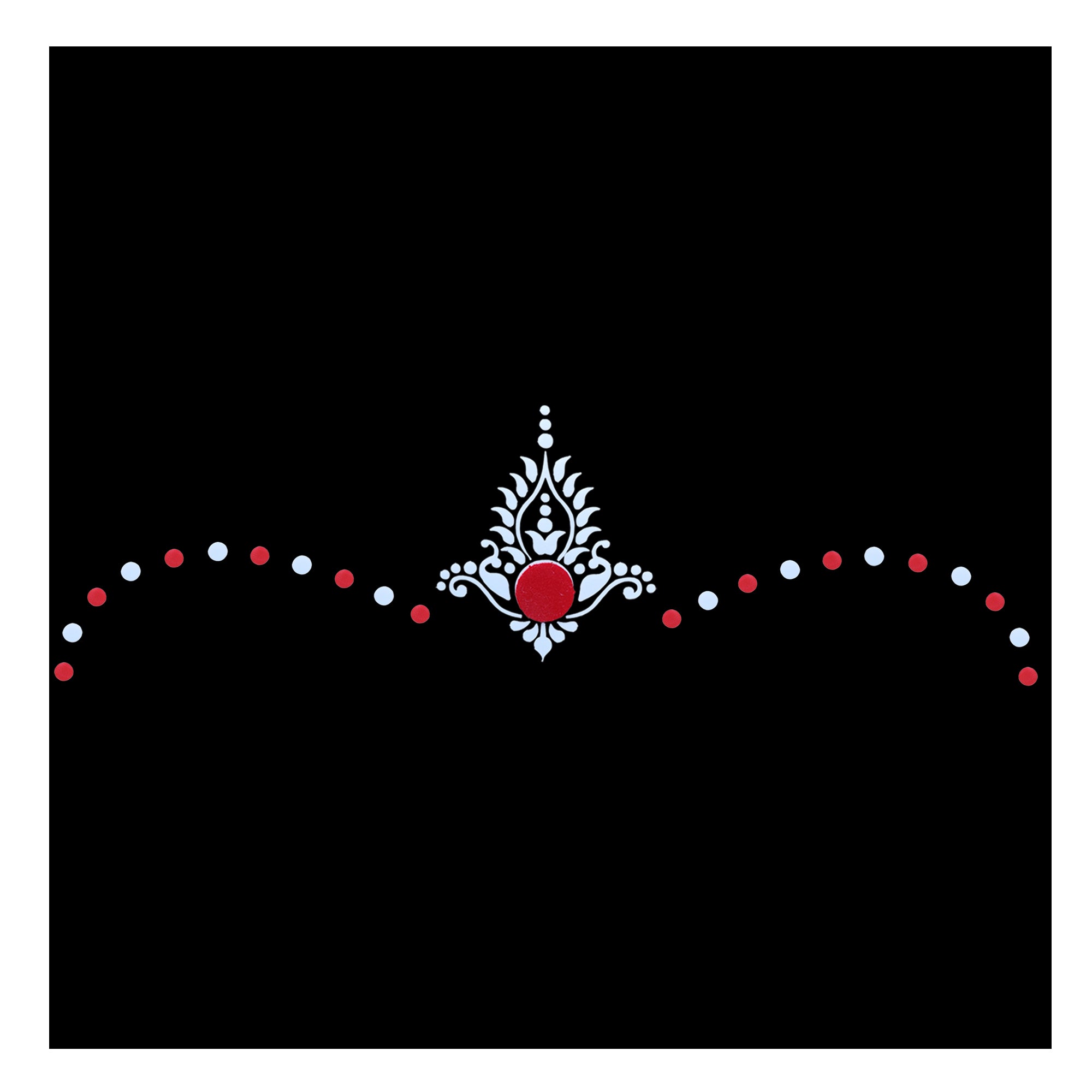 Comet Busters Ethnic Flower Designer Bindis for Traditiona