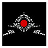 Comet Busters® White, Red, Multicolor, Bengali Bindi– PVC, Velvet – Handcrafted, Reusable & Skin-Friendly Bindis for Bridal Wear (Free Size) – Forehead Bindi Stickers for Women & Girls – BIN1760