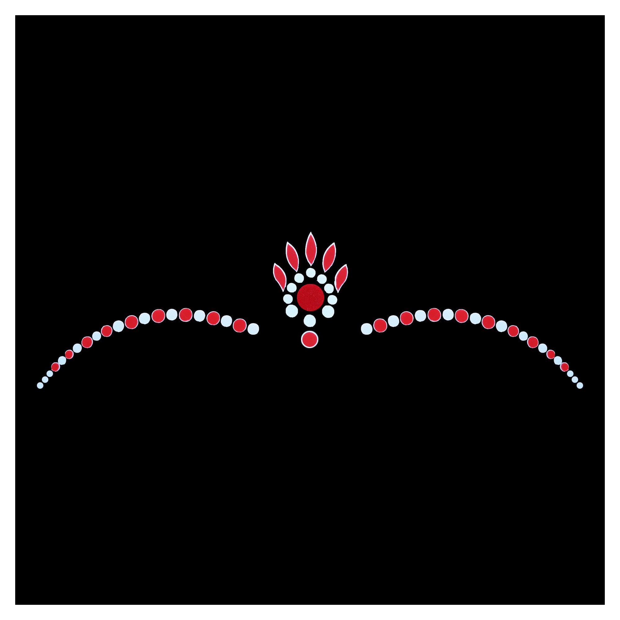 Traditional Bengali bridal chain bindi for women