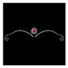 Comet Busters Traditional Bengali Red and White Kolka Bindi - Festive Bridal Collection (SKU: BIN2547)
