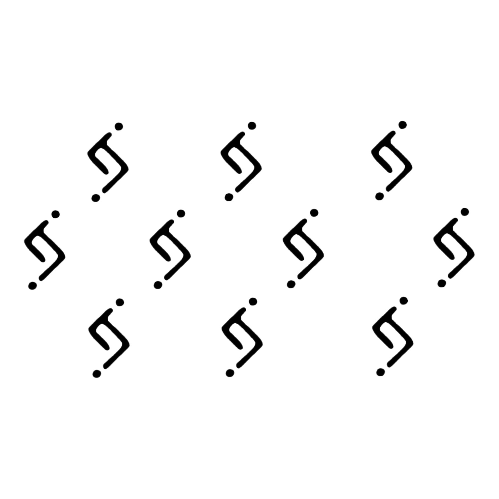 Comet Busters black angular abstract designer bindi sheet featuring 10 minimalist geometric bindis with sleek curved angular lines and dot accents, perfect for festive occasions, cultural events, contemporary ethnic fashion, and everyday traditional wear.