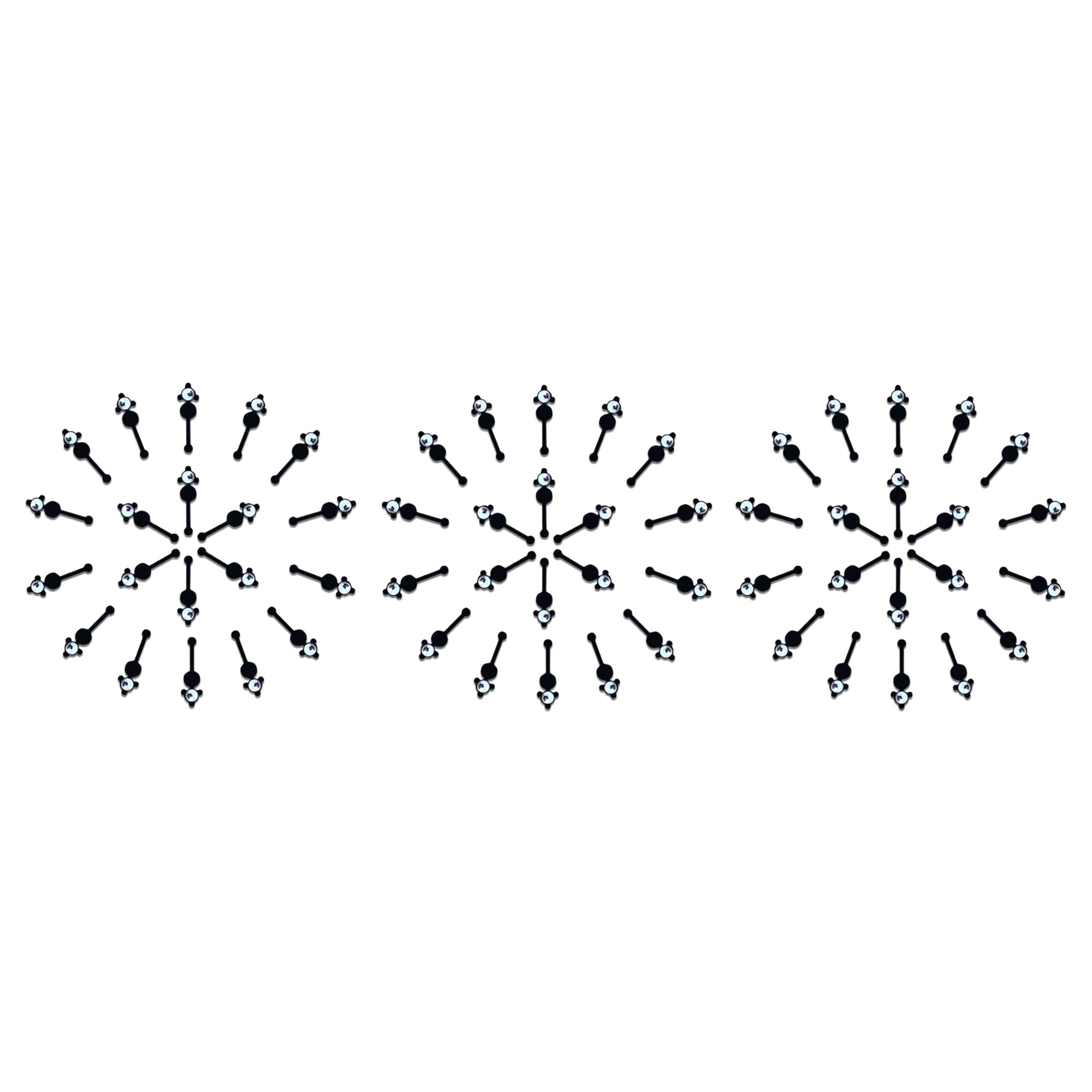 Comet Busters Fashionable Arrow Art Bindis