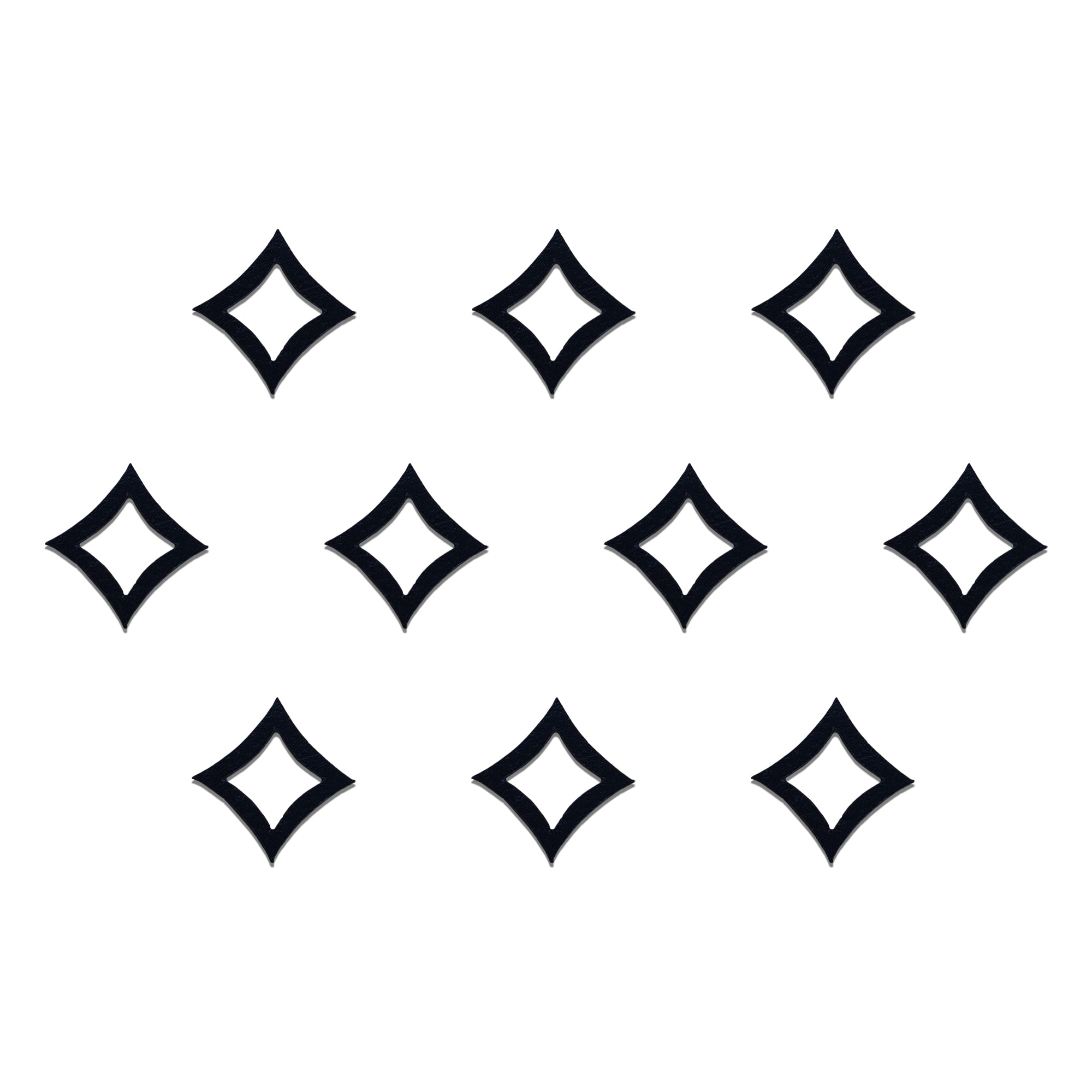 Comet Busters® Black Designer Classic Bindis – Handcrafted, Reusable, Skin-Safe Indian Forehead Stickers for Women