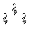 Comet Busters® Black Spiritual OM Bindis – PVC – Handcrafted, Reusable & Skin-Friendly Bindis for Casual Wear (20mm) – Forehead Bindi Stickers for Women & Girls – BIN509