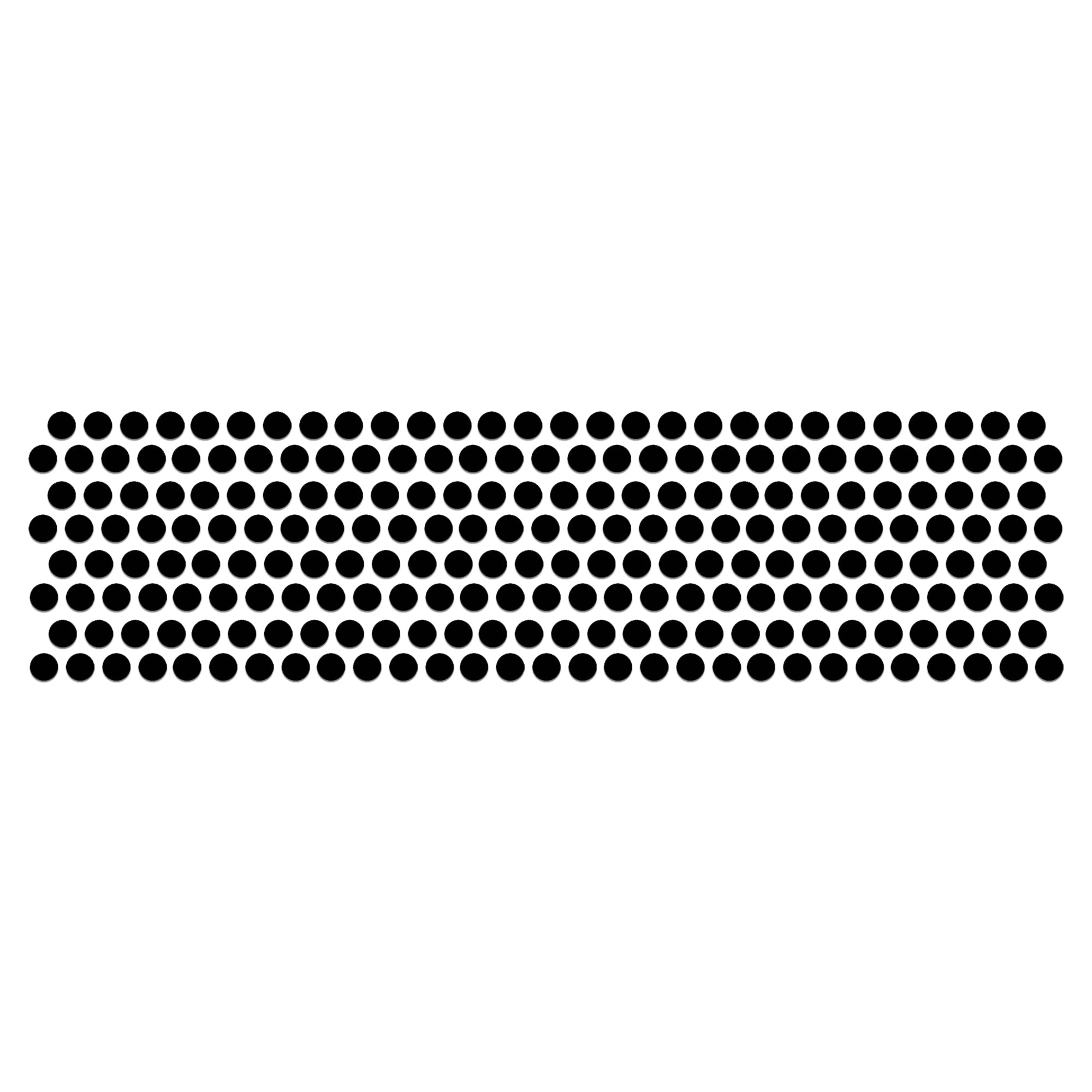Comet Busters round black bindis arranged in neat rows, featuring a classic plain dot design suitable for traditional, festive, and everyday wear