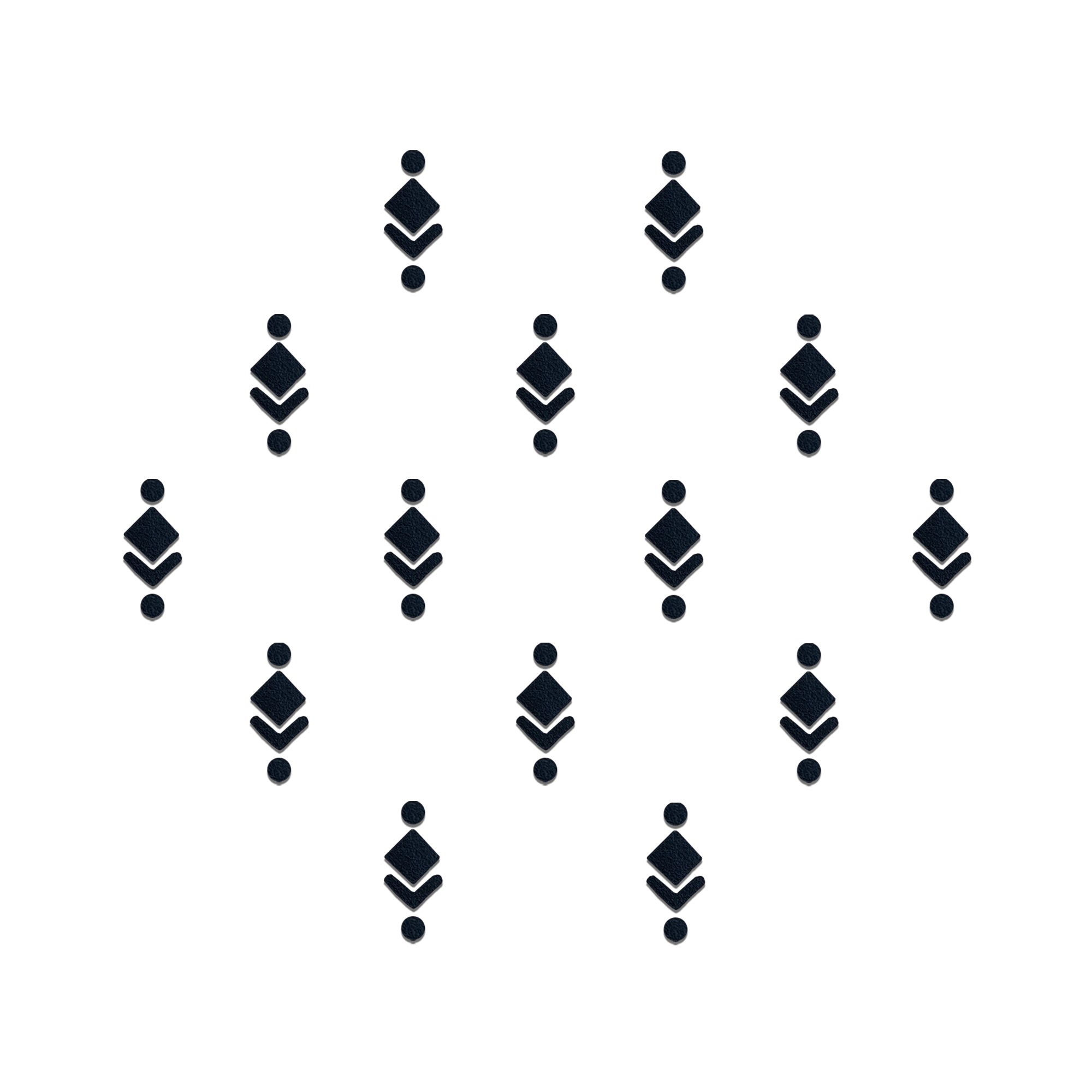Comet Busters Black Square Bindi 