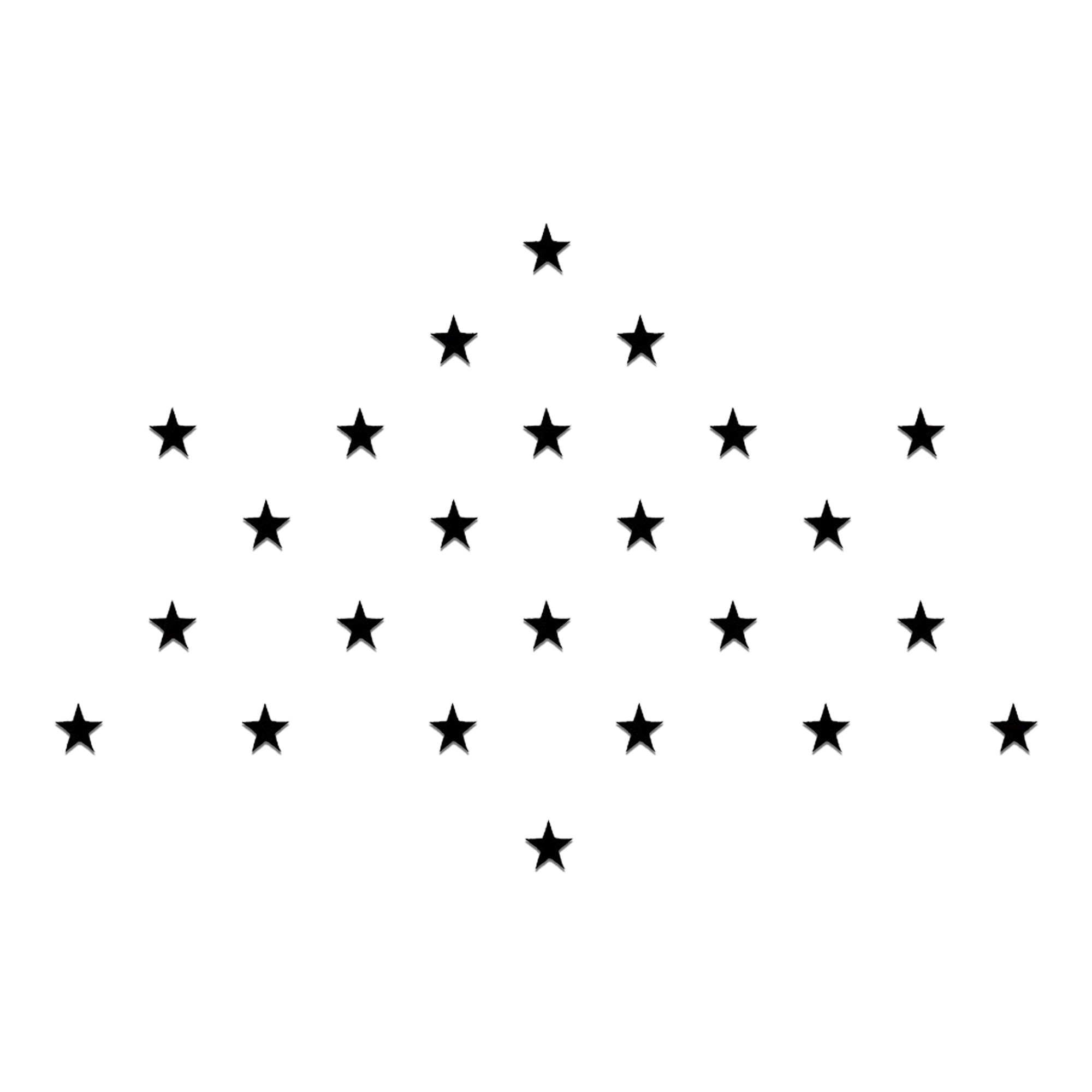 Comet Busters Black Star Shape Designer Bindis for Women & Girls