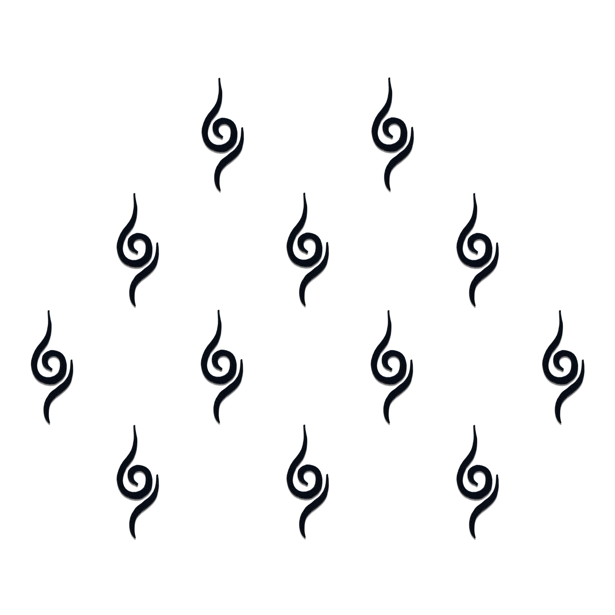Comet Busters Modern Black Bindis