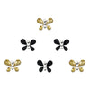 Comet Busters® Gold, Black, Multicolor Butterfly – Crystal, Diamond – Handcrafted, Reusable & Skin-Friendly Bindis for Party Wear (10mm) – Forehead Bindi Stickers for Women & Girls – BIN1695