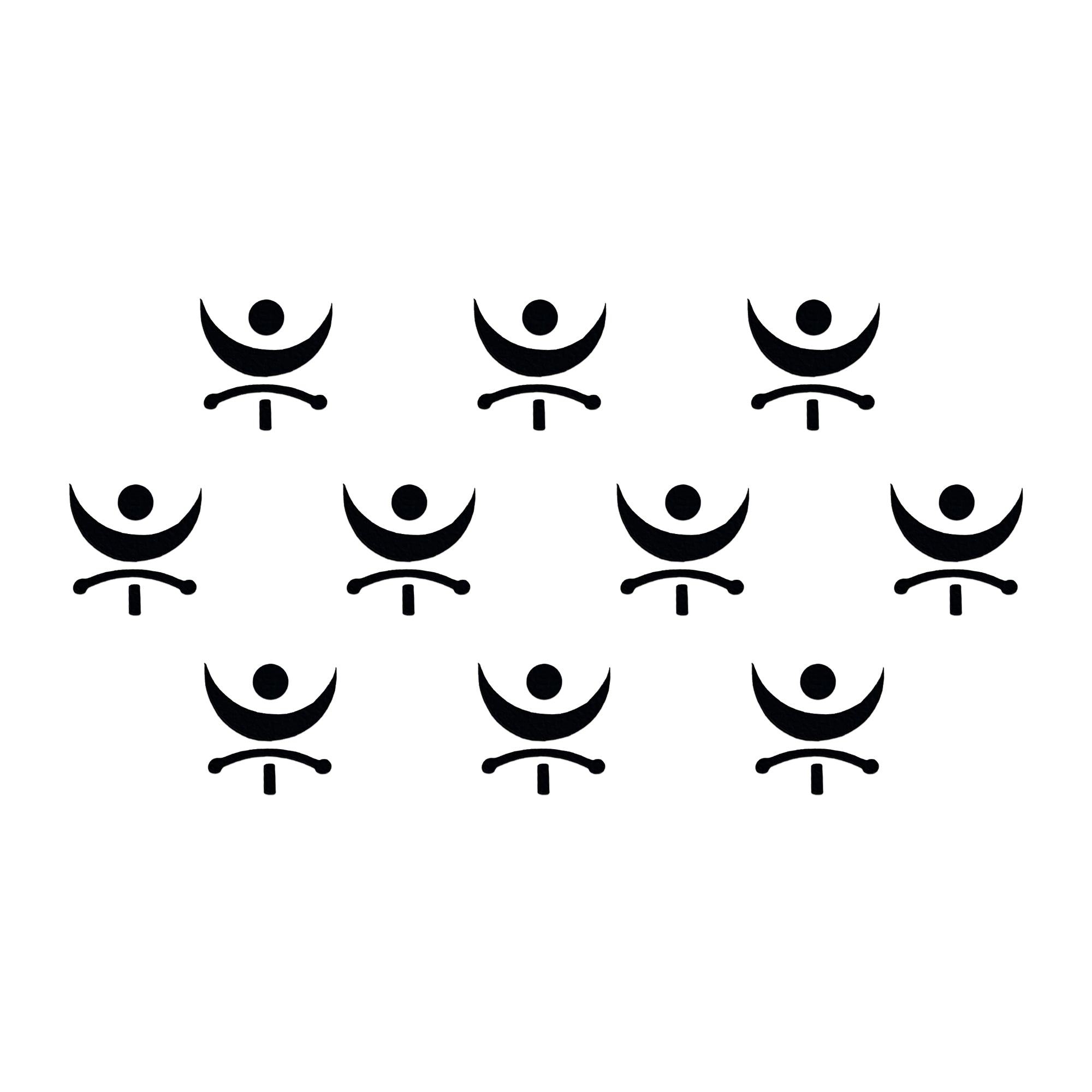 Comet Busters Chandrika Crescent Black Designer Bindi featuring a graceful crescent moon design with a small diamond-shaped accent above. Self-adhesive black bindi for women and girls, ideal for daily wear, festive celebrations, pooja, temple visits, Navratri, Diwali, weddings, and traditional Indian ethnic outfits.
