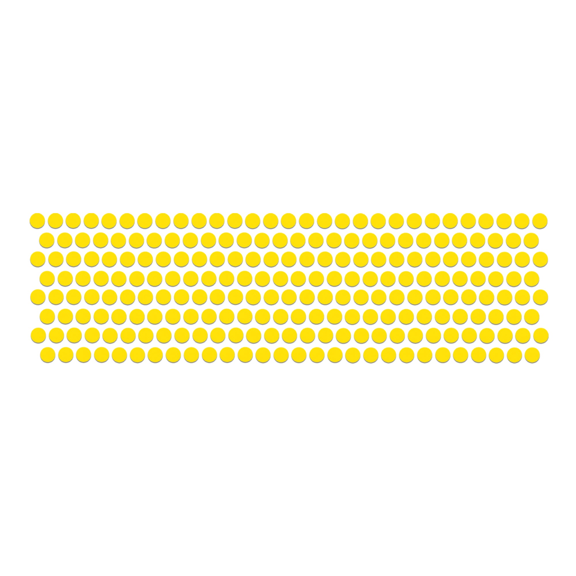 Comet Busters classic round yellow bindis featuring plain circular dot design, traditional forehead stickers for daily wear, festivals, cultural events, and ethnic fashion