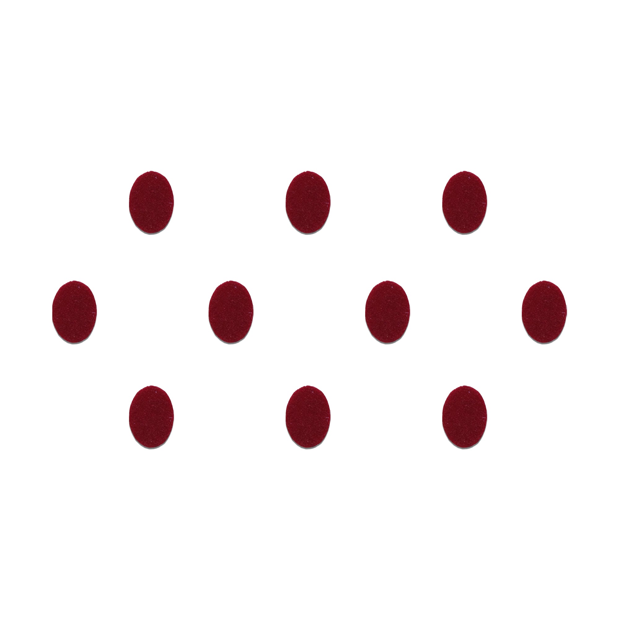 Comet Busters Classic Oval Velvet Bindi in rich maroon featuring a simple oval-shaped design with a soft velvet finish. Self-adhesive, lightweight, and comfortable for all-day wear. Ideal for women and girls for daily wear, office, pooja, festivals, weddings, and traditional ethnic outfits.