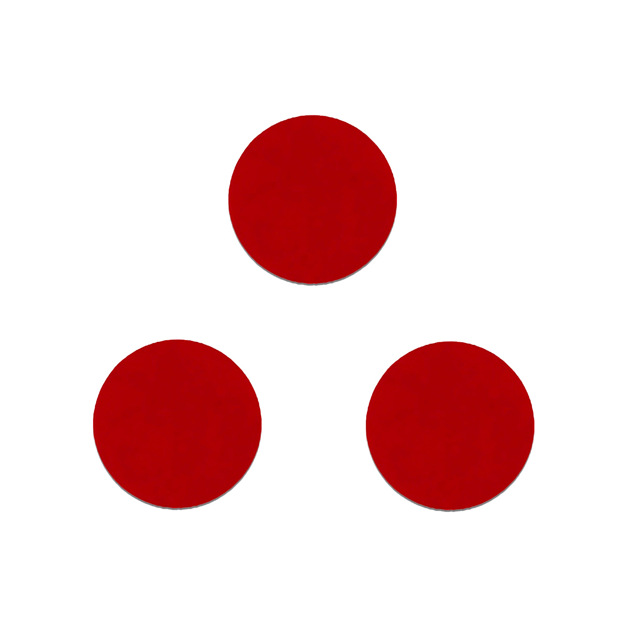 Comet Busters Classic Red Round Velvet Bindi for Women & Girls