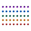 Comet Busters® Multicolor Diamond Dot – Diamond – Handcrafted, Reusable & Skin-Friendly Bindis for Casual Wear (4mm) – Forehead Bindi Stickers for Women & Girls – BIN1016