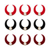 Indira by Comet Busters® Moon Pearl Bindis – 16mm Kundan Chandrokar (9 Bindis)(INDI119)