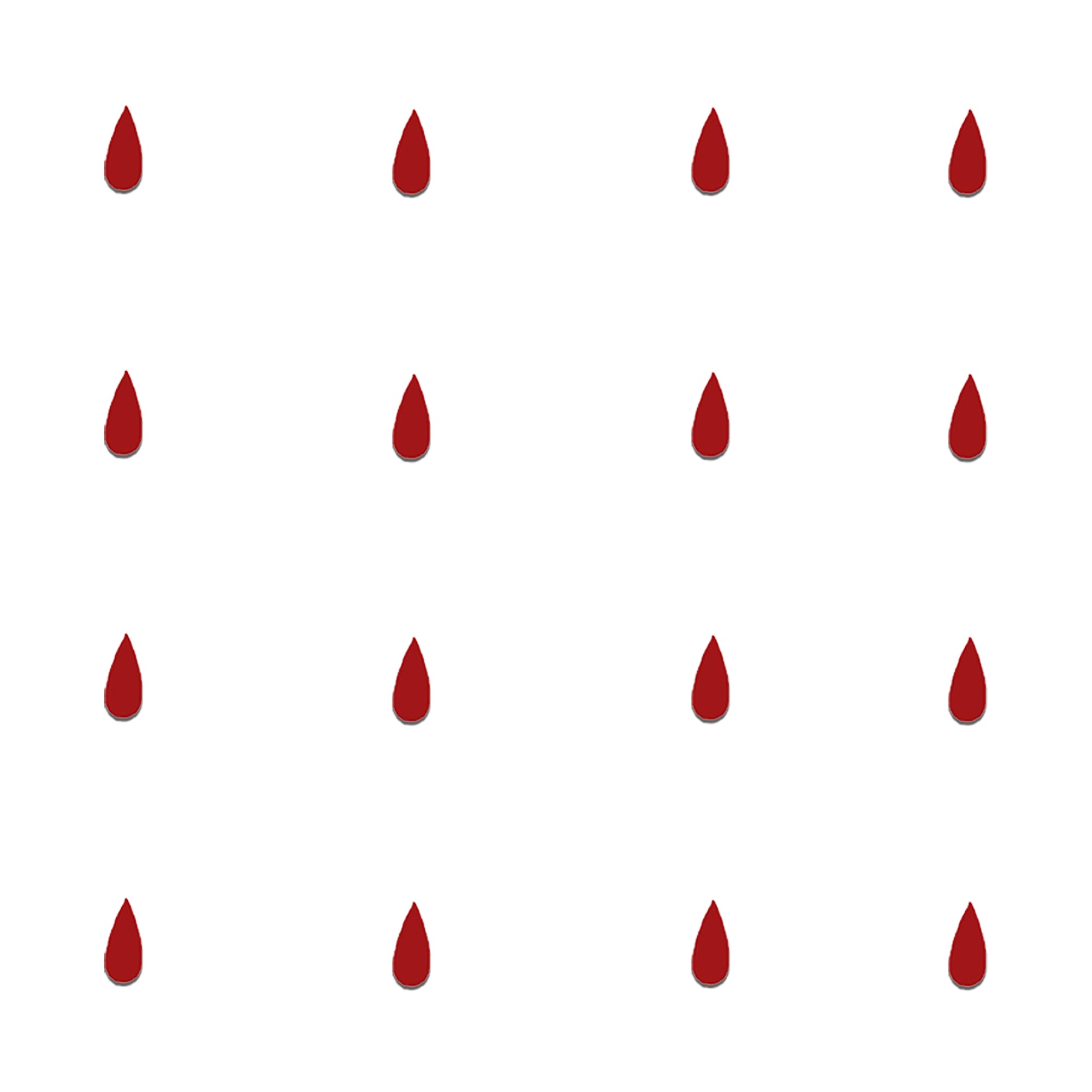 Comet Busters classic red teardrop bindi featuring a simple elongated drop shape for traditional and everyday ethnic wear.