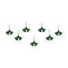 Comet Busters® Green Floral, Lotus – Velvet, Diamond – Handcrafted, Reusable & Skin-Friendly Bindis for Party Wear (6mm) – Forehead Bindi Stickers for Women & Girls – BIN2270