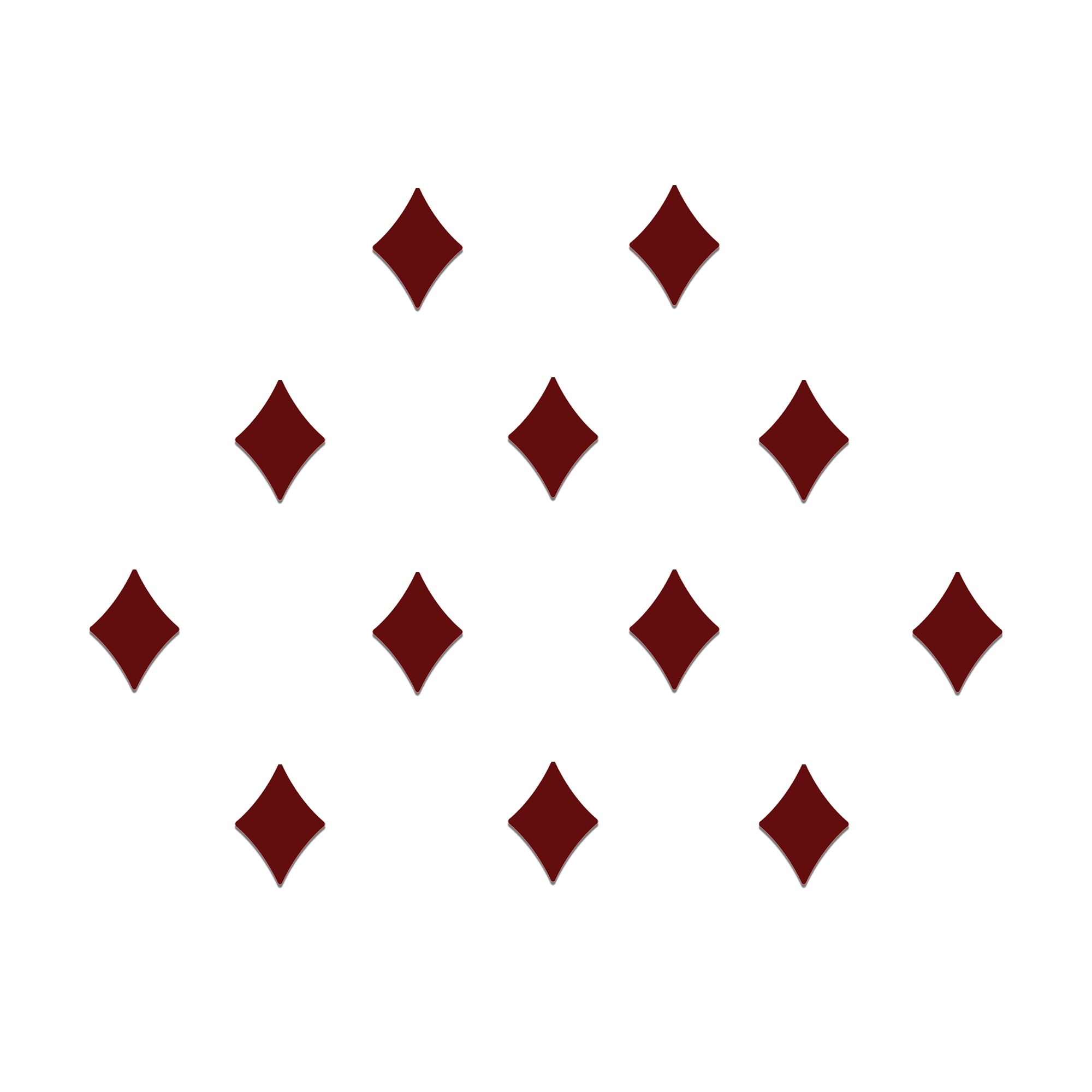 Comet Busters maroon diamond-shaped velvet bindis featuring a classic rhombus design, ideal for sarees, lehengas, festivals, weddings, cultural events, and traditional Indian wear.